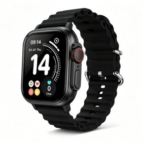 Ten-in-One Smart Watch Set With Wireless Earbuds, Multiple Watch Bands, Magnetic Charger & Protective Case, All-in-One Fitness Smartwatch Gift Bo (Option: Black)