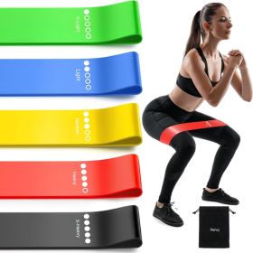 5 Pack Resistance Bands Set  Exercise Bands For Strength Training Yoga And Home Workouts (Option: MULTI)